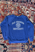 1980's Champion Old Dominion University Sweatshirt | Royal Blue (XS-M)