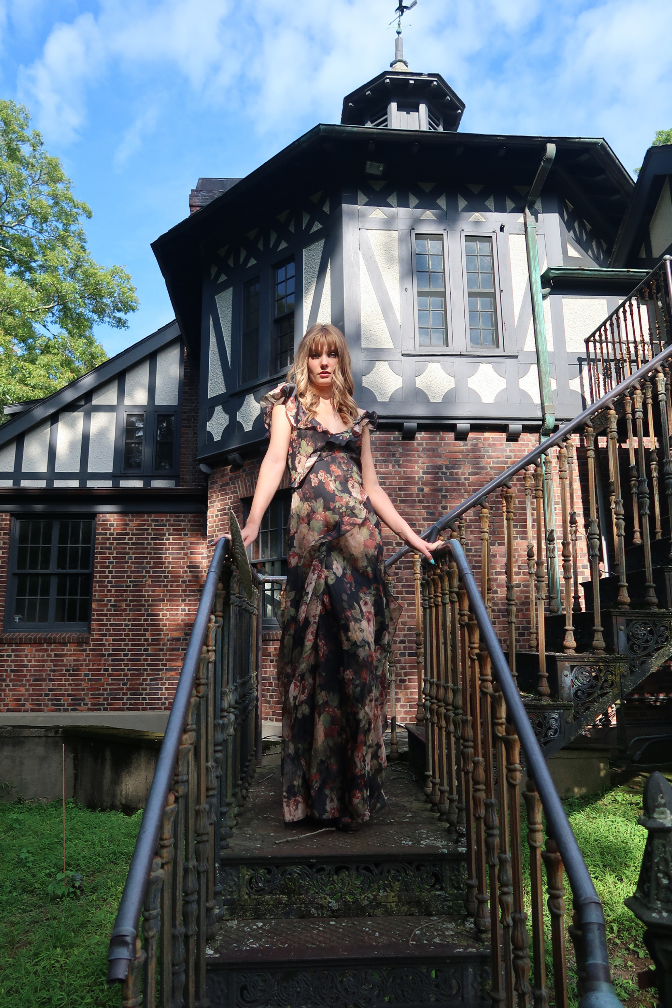 Ralph Lauren Collection Brienne Crinkle Chiffon Gown (XS-M)