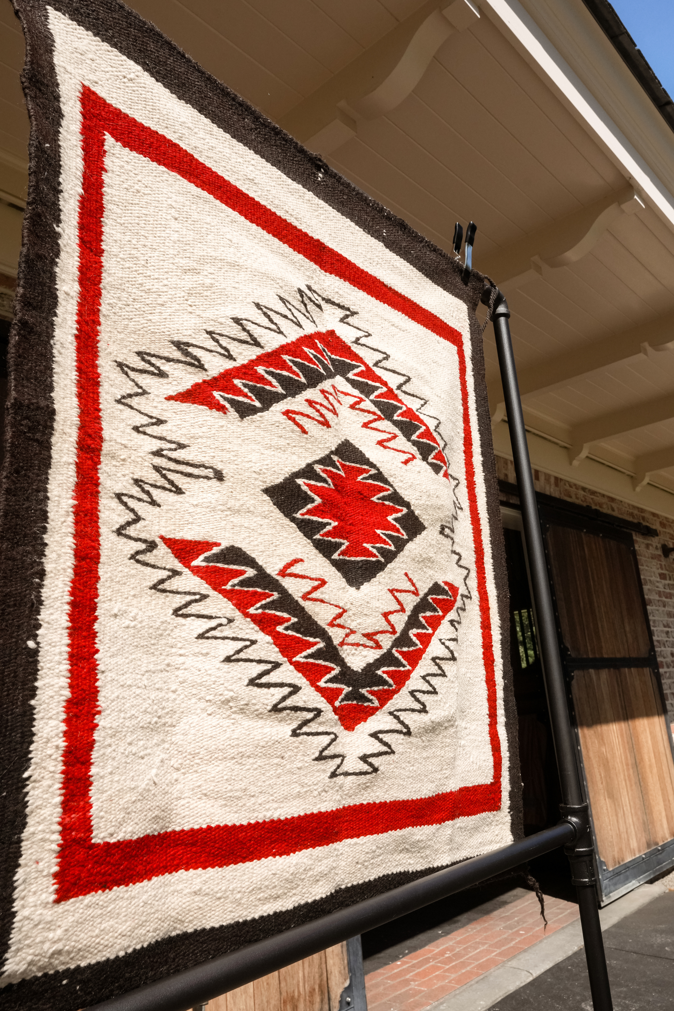 Historic Navajo Ganado Medallion Textile | c. 1940s collector's sampler