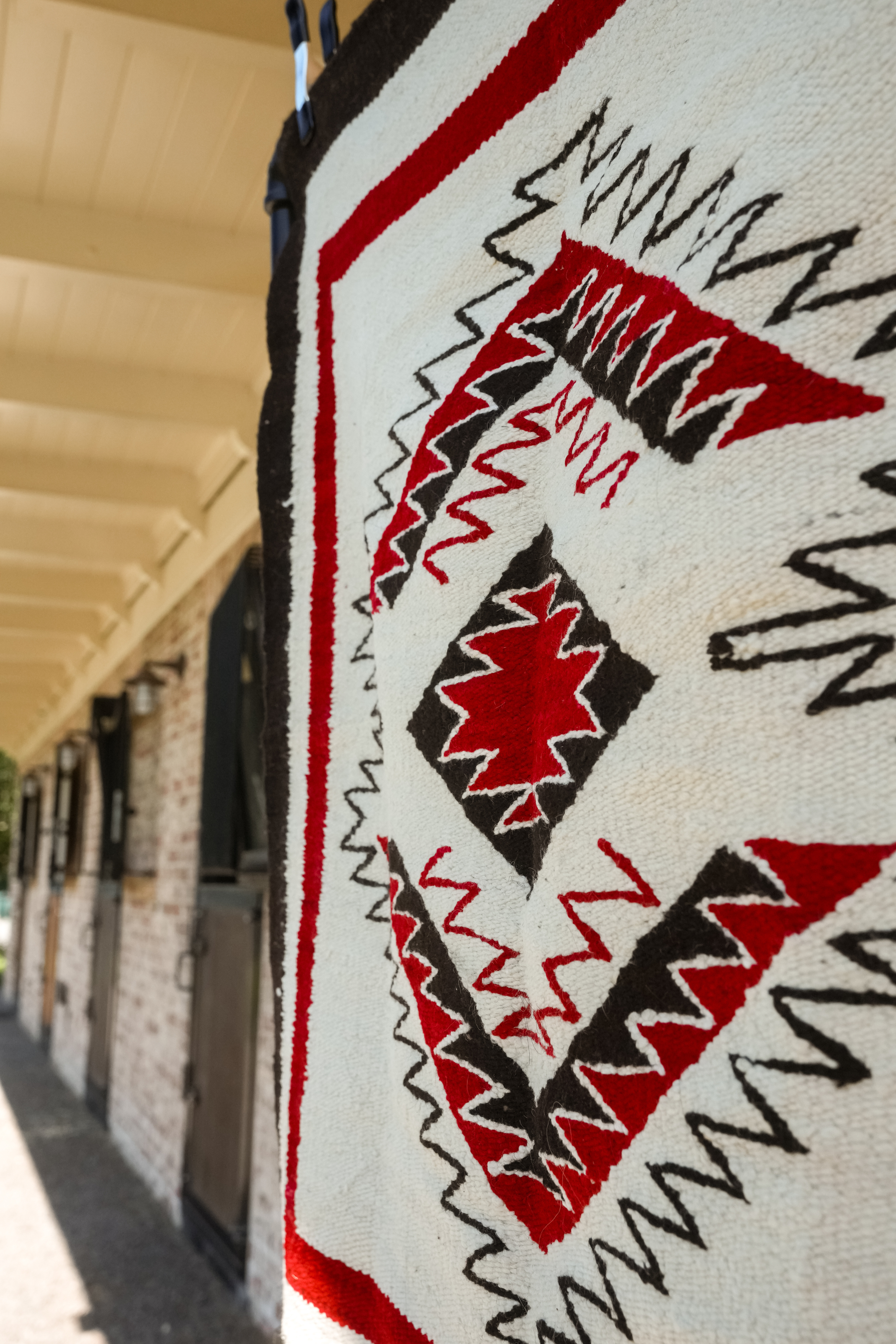 Historic Navajo Ganado Medallion Textile | c. 1940s collector's sampler