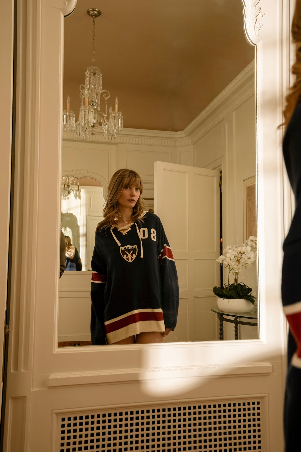 Vintage Lake Placid 1980 Hockey Lace-Up Pullover (One Size)